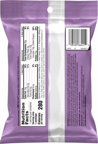 Nut Harvest® Chocolate Chip with Almonds Mini Protein Cookies Perspective: back