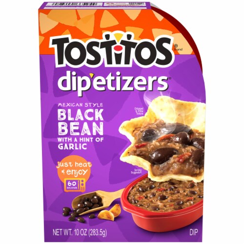 Tostitos® Dip'etizer Mexican Style Hint of Garlic Black Bean Dip Perspective: back