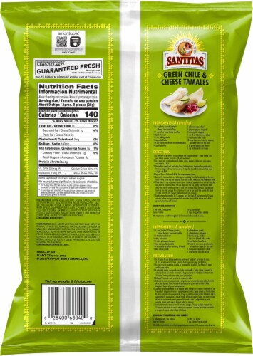 Santitas® Cilantro Lime Tortilla Chips Perspective: back