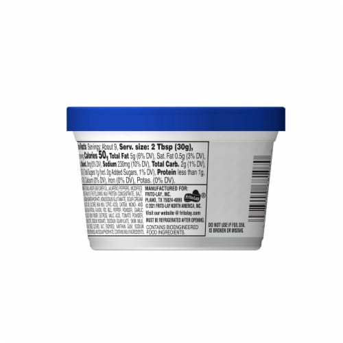 Doritos® Cool Ranch® Jalapeno Flavored Dip Perspective: back