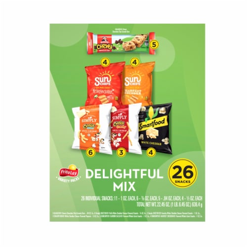 Frito-Lay® Delightful Mix Snacks Variety Pack Perspective: back