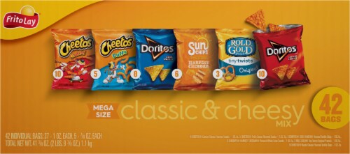 Frito Lay® Snacks Classic & Cheesy Mix Assorted Snack Bags Perspective: back