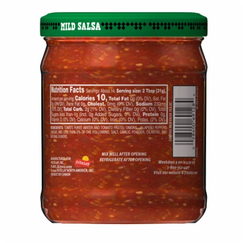 Santitas® Mild Salsa Perspective: back