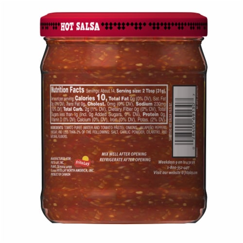 Santitas® Hot Salsa Perspective: back