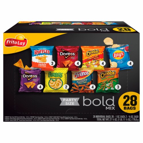 Frito-Lay® Bold Mix Chips Variety Pack Perspective: back