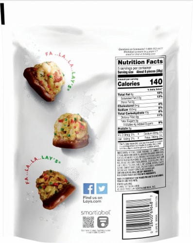 Lay's® Sweet & Salty Dipped Potato Cluster Snacks Perspective: back