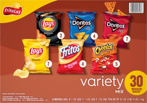 Frito Lay® Snacks Variety Mix Perspective: back