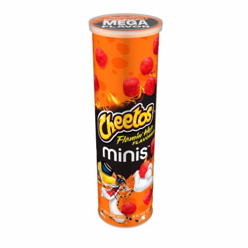 Cheetos® Minis™ Flamin' Hot® Cheese Snacks Stacks Chips Perspective: back