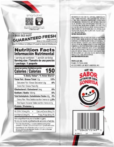 Cheetos® Bolitas™ Chile & Cheese Flavored Corn Snacks Perspective: back