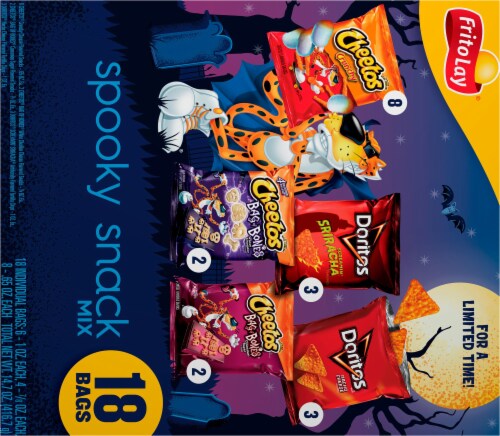 Frito Lay Spooky Snack Mix Perspective: back