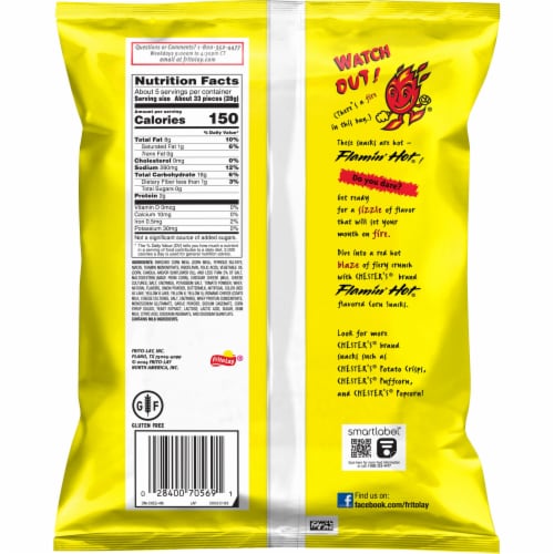 Chester's® Flamin' Hot Fries® Corn Chips, 5.25 oz - City Market