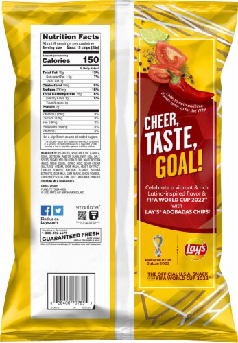 Lay's® Adobadas Potato Chips Perspective: back