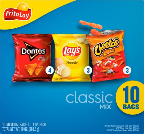 Frito-Lay® Classic Mix Chips Variety Pack Perspective: back