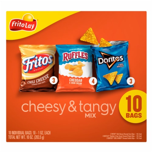 Frito-Lay® Snacks Cheesy & Tangy Mix Variety Pack Perspective: back