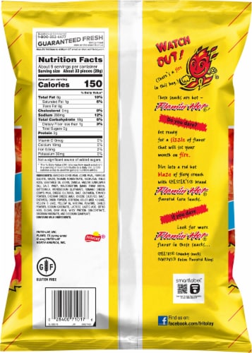 Chester's® Flamin' Hot® Flavored Fries Family Size Perspective: back