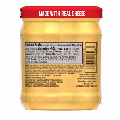 Tostitos® Hot Spicy Queso Dip Perspective: back