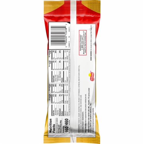 Frito Lay® Munchies® Honey Roasted Peanuts Perspective: back