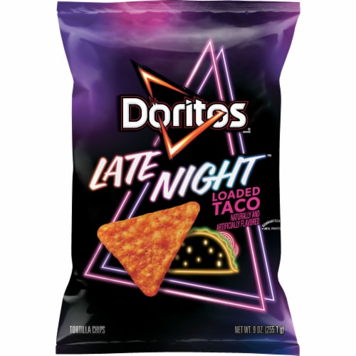 Doritos Tortilla Chips, Late Night Loaded Taco Perspective: back
