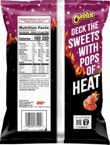 Cheetos® Flamin Hot® Cinnamon Sugar Flavored Popcorn Perspective: back