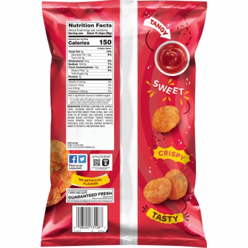 Lay's® Limited Time Ketchup Flavored Potato Chips Perspective: back