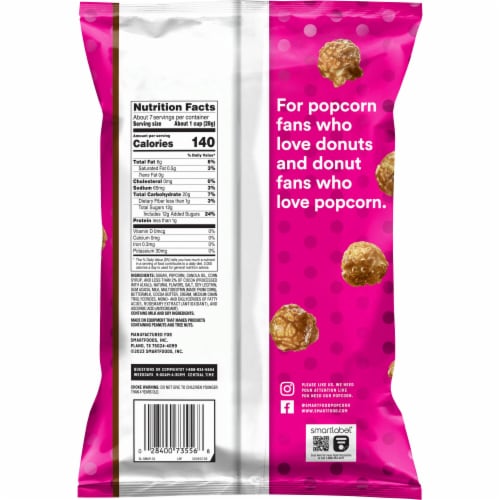 Smartfood® Chocolate Glazed Doughnut Popcorn Perspective: back