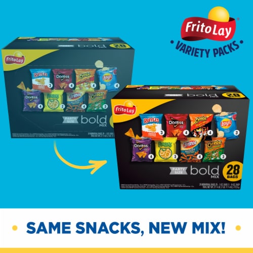Frito-Lay® Bold Mix Chips Variety Pack Perspective: back