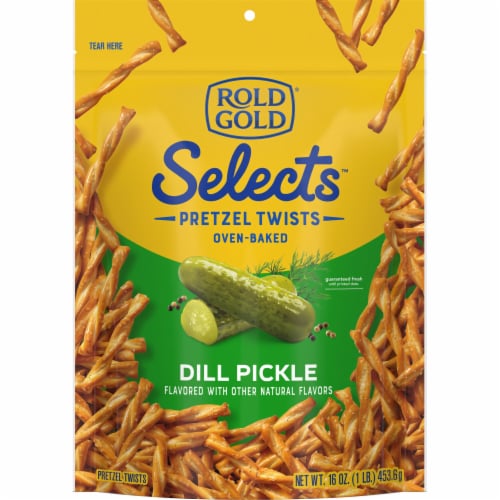 Rold Gold® Selects Dill Pickle Pretzels Twists Perspective: back