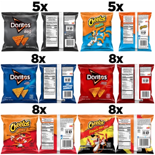 Frito-Lay Doritos® & Cheetos® Chip Variety Pack Perspective: back