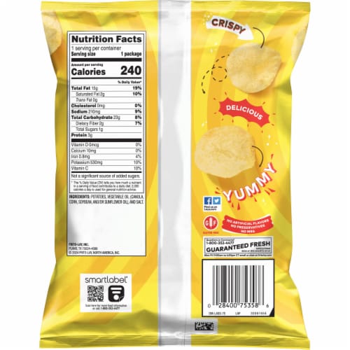 Lay's® Classic Potato Chips Perspective: back