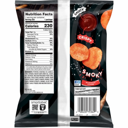 Lay's® Barbecue Potato Chips Perspective: back