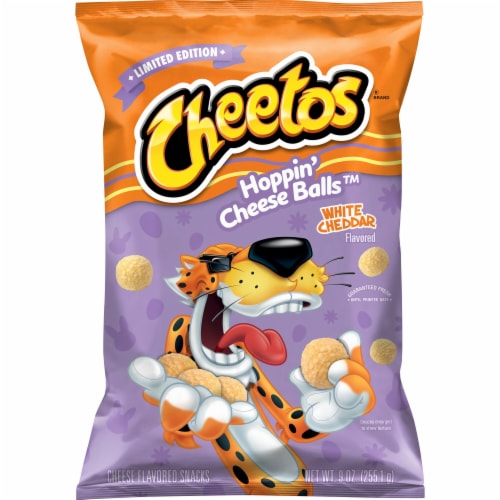 Cheetos® Hoppin' Cheese Balls™ White Cheddar Perspective: back