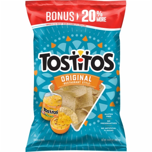 Tostitos® Original Restaurant Style Tortilla Chips Perspective: back