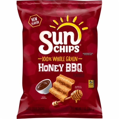 SunChips® Honey BBQ Whole Grain Chips Perspective: back