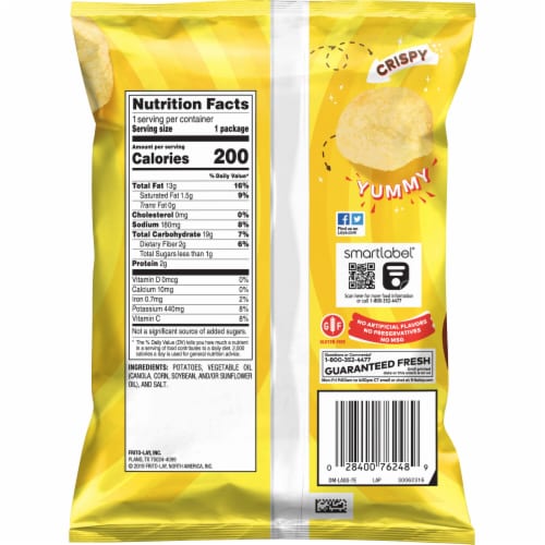 Lay's® Classic Potato Chips Perspective: back