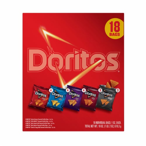 Doritos® Experience Mix Chips Variety Pack Perspective: back