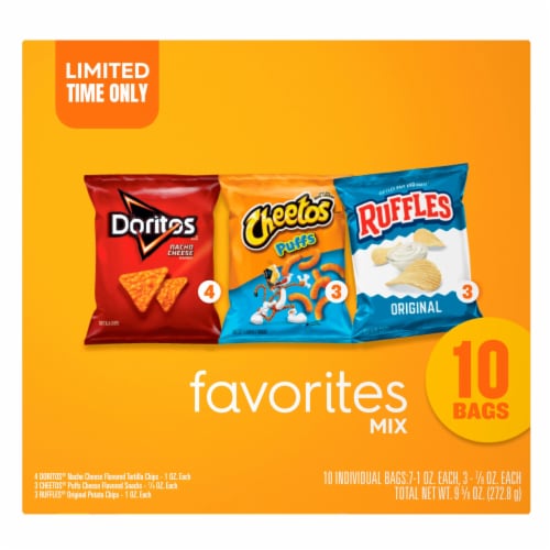 Frito-Lay Favorites Mix Chips Variety Pack Perspective: back