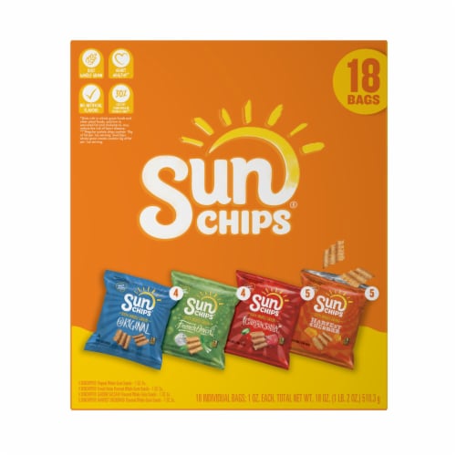 SunChips® Whole Grain Chips Variety Pack Perspective: back
