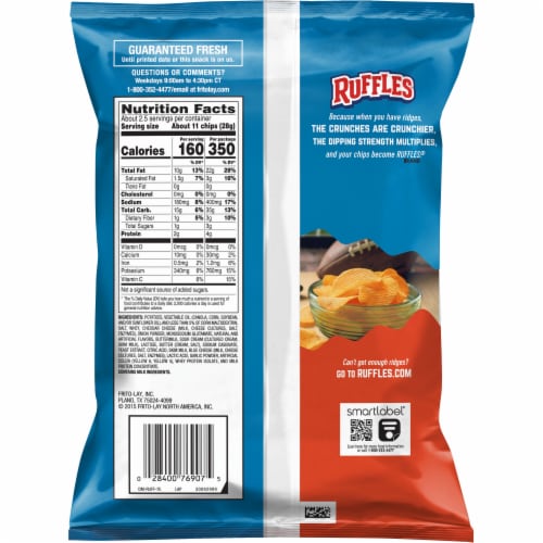 Ruffles® Cheddar & Sour Cream Potato Chips