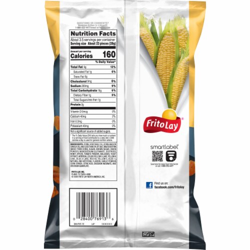 Fritos® Flavor Twists® Corn Snacks Honey BBQ Perspective: back