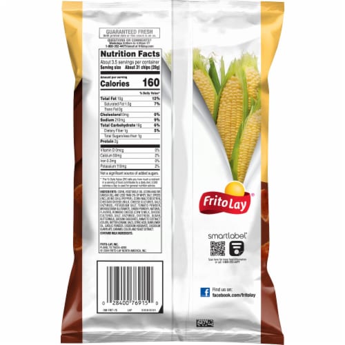 Fritos® Chili Cheese Flavored Corn Chips Perspective: back