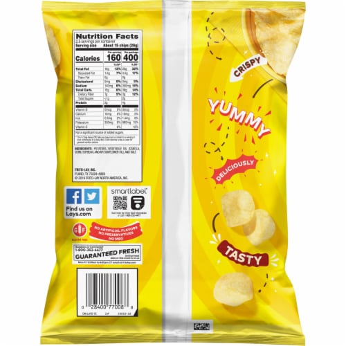 Lay's® Classic Potato Chips Perspective: back