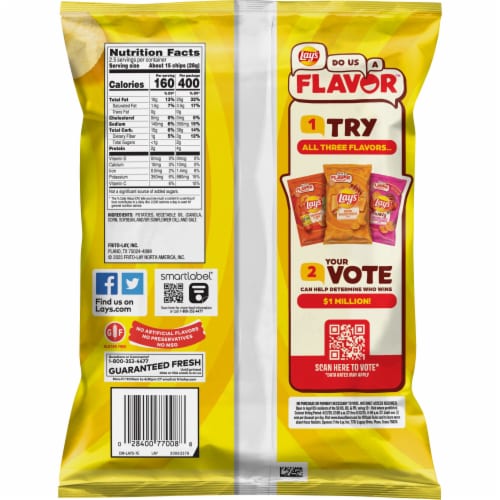 Lay's® Classic Potato Chips Perspective: back
