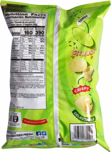 Lay's® Limon Potato Chips Perspective: back
