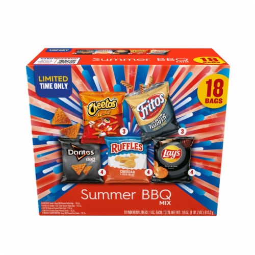 Frito Lay® Summer BBQ Mix Chips Variety Pack Perspective: back