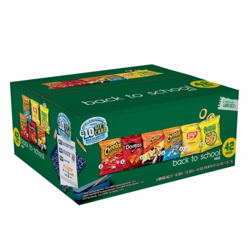 Frito Lay Back to School Mix Chips Variety Pack Perspective: back