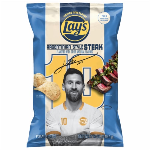 Lay's® Argentinian Style Steak Potato Chips Perspective: back