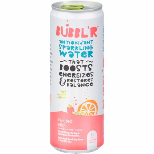 BUBBL'R Twisted Elix'r Antioxidant Sparkling Water Perspective: back