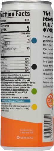 BUBBL'R® Orange Dream Freez'r Antioxidant Sparkling Water Single Can Perspective: back