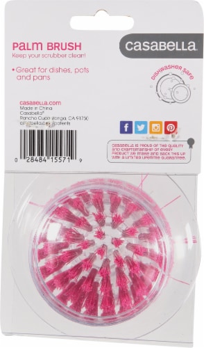 Casabella Scrub Brush and Holder - Assorted Perspective: back