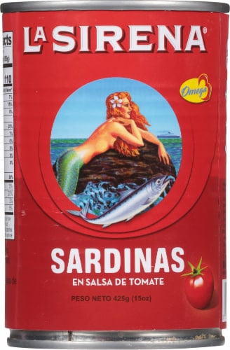 La Sirena® Sardines in Tomato Sauce Perspective: back